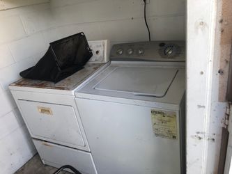 Washer and dryer