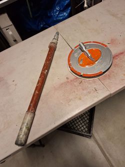 Wall standard and telescoping handle