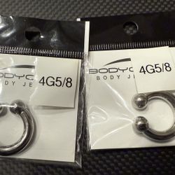 Surgical Steel Circular Barbell 4g 5/8 Pair