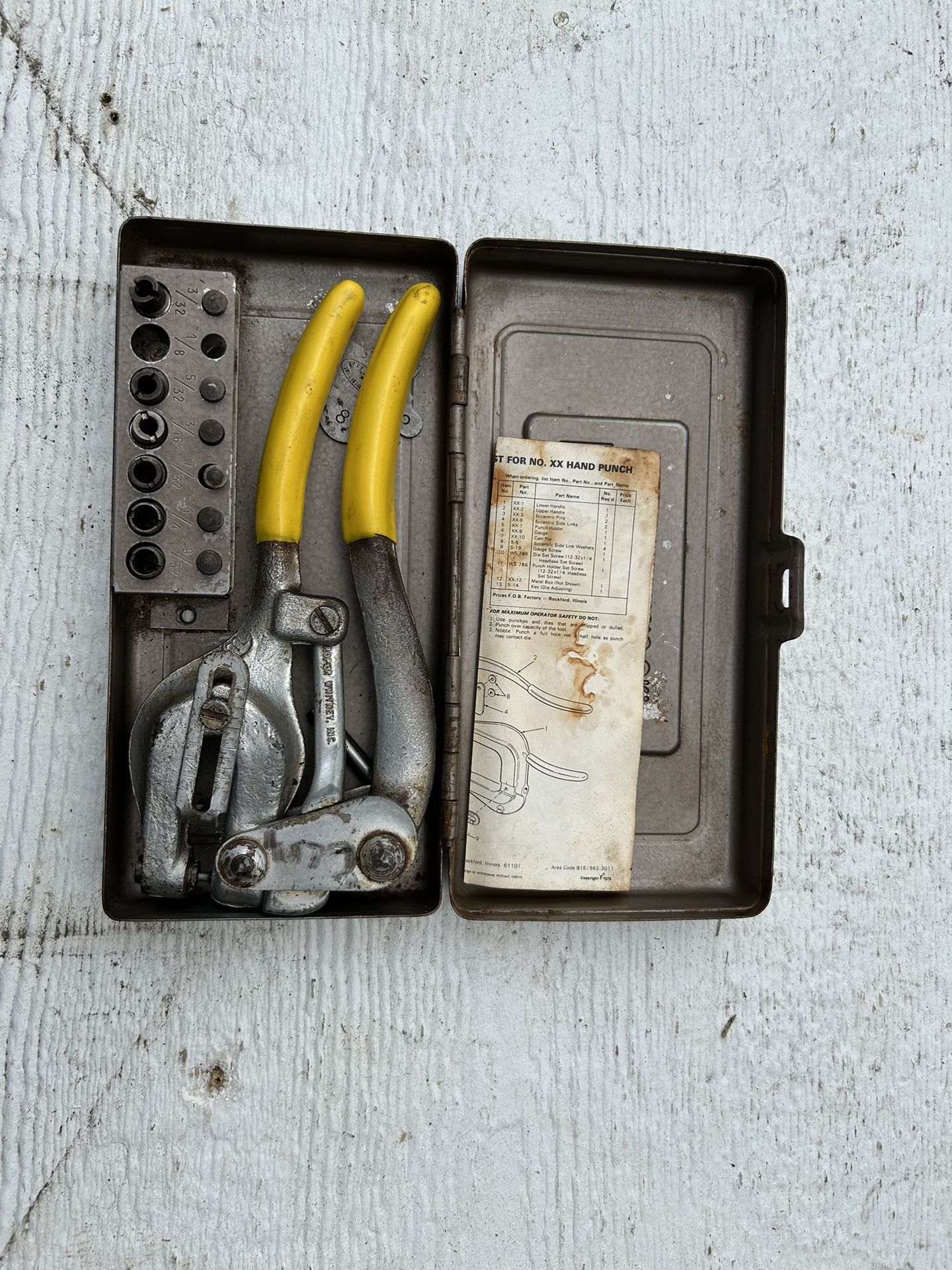 Whitney Jr Punch Kit