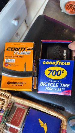 Bike tire tubes and tires