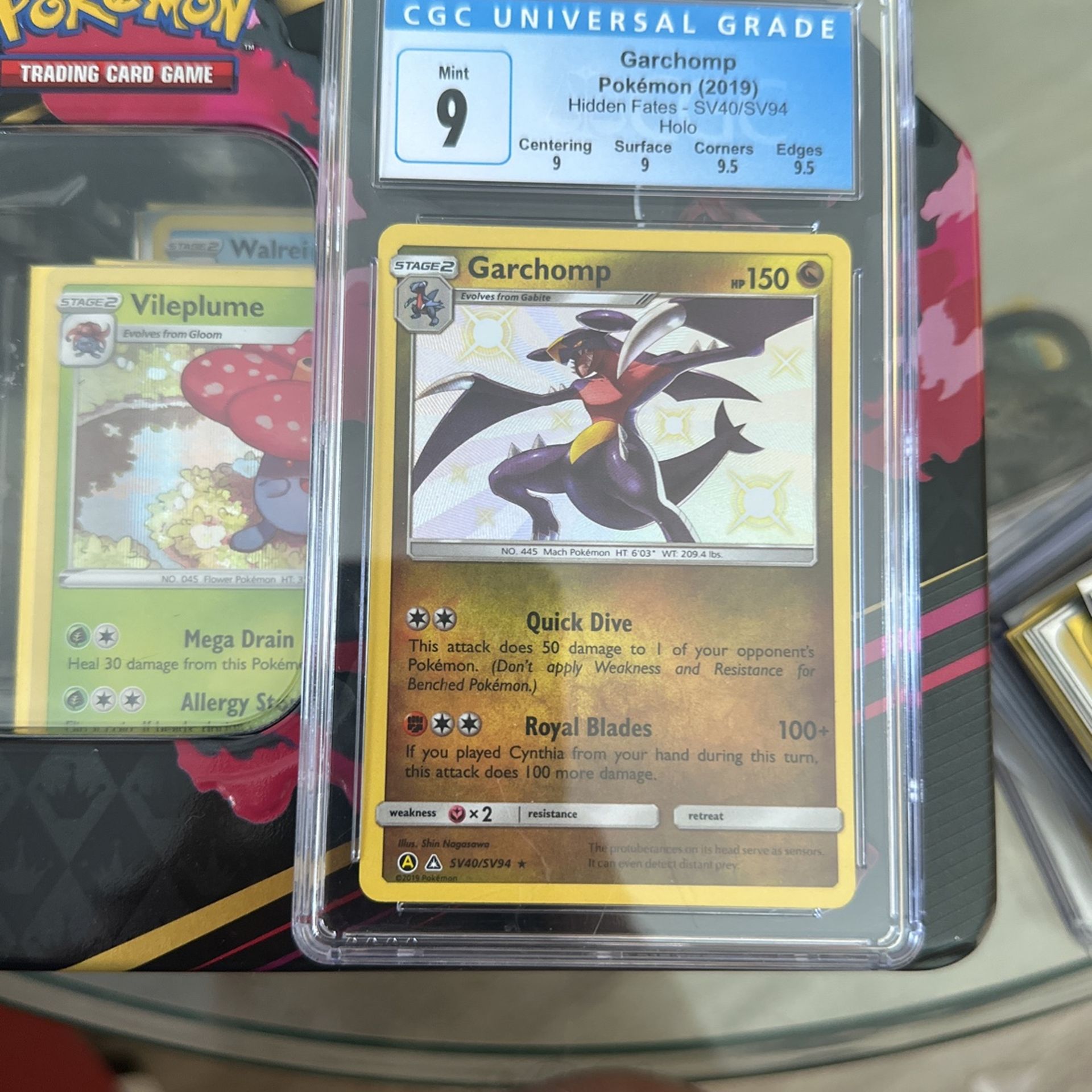 Garchomp Cgc Grade 9 Pokémon Card