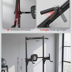 Gym pull up bar tower