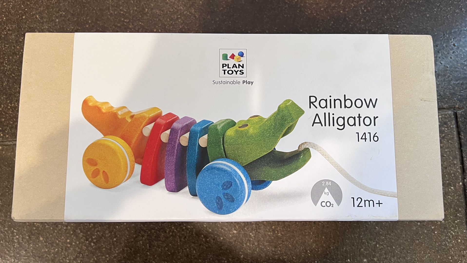Wooden Alligator Baby Toy