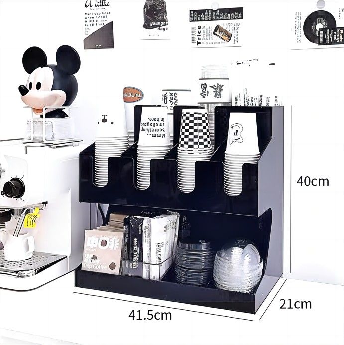 Cup Holder Organizer Multi-Functional Cup Dispenser Rack CH3