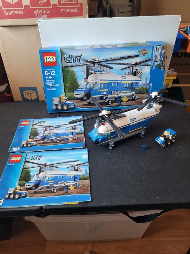 LEGO City Set 4439 Heavy-Duty Helicopter 100% Complete with Instructions & Box
