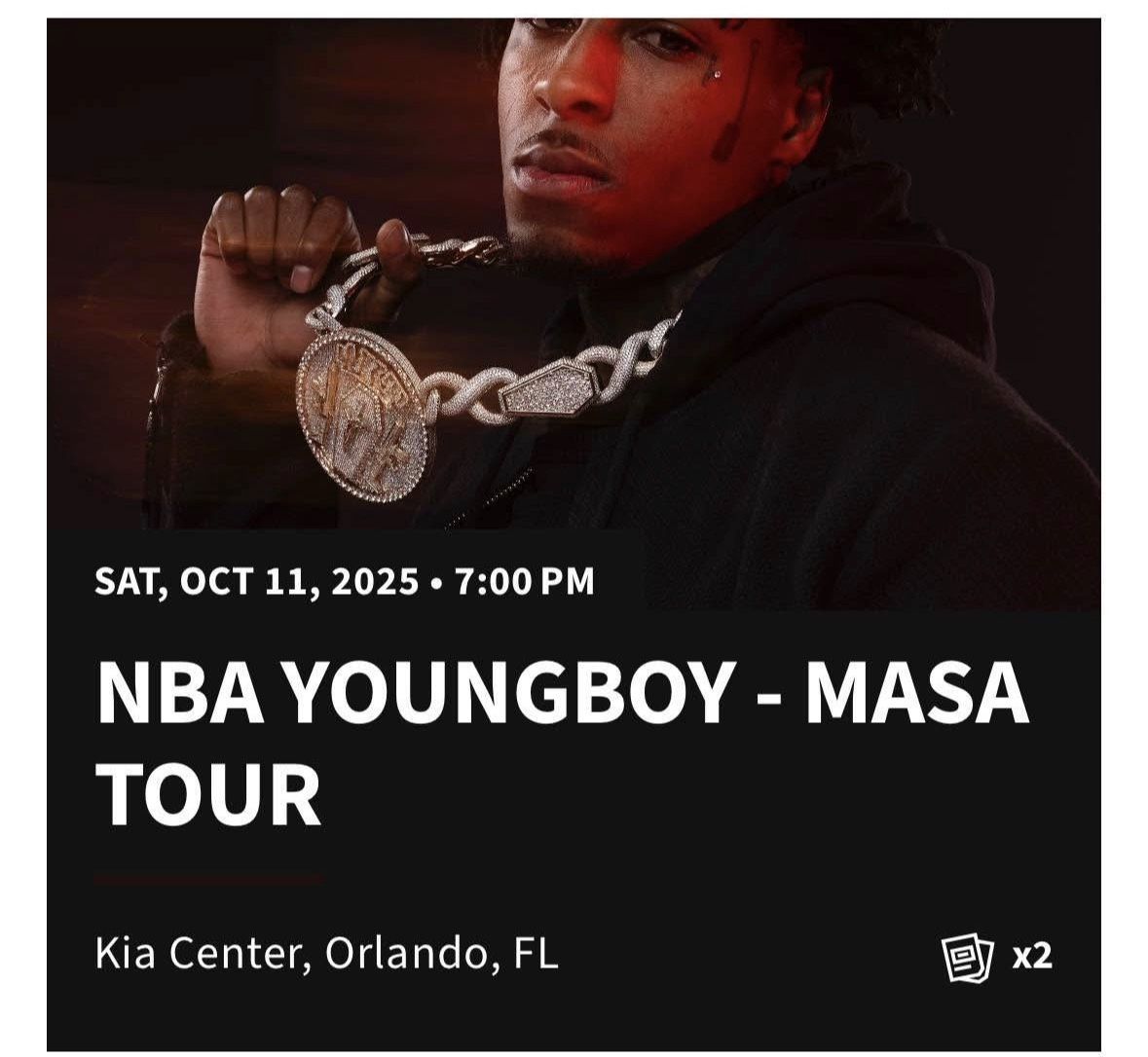 Young Boy Tickets