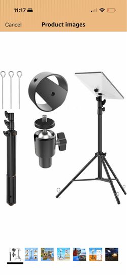 Starlink Mini Tripod, Starlink Mount with 360° Gimbal， All-Terrain Dish Stand Kit for Starlink Mini