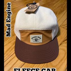 Mad Engine Limited Ed Smokey The Bear Strapback Adjustable FLEECE CAP New! 