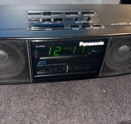 Panasonic RC-X220 Ambience Alarm Clock Radio AM/FM Dual Wake Times Vintage $30