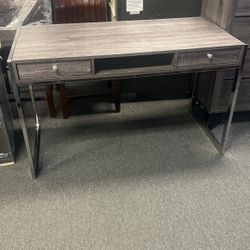 Escritorio Pequeno Perfecto Para Habitacion De Adolescentes Color Gris