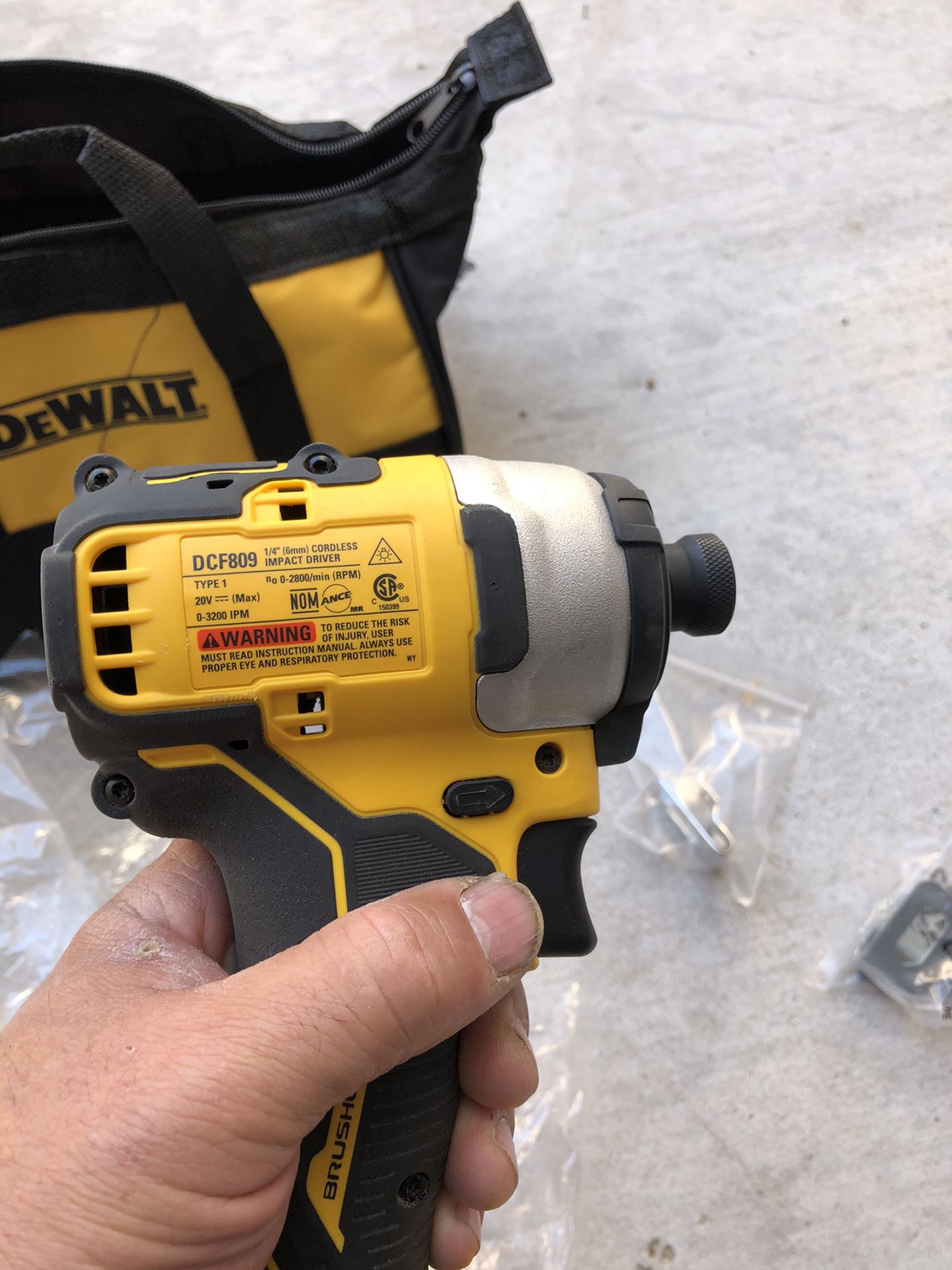 Dewalt compact drill and impact.