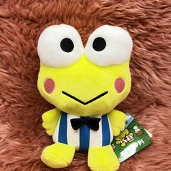 Medium Sanrio Keroppi Plush 6x3 inches