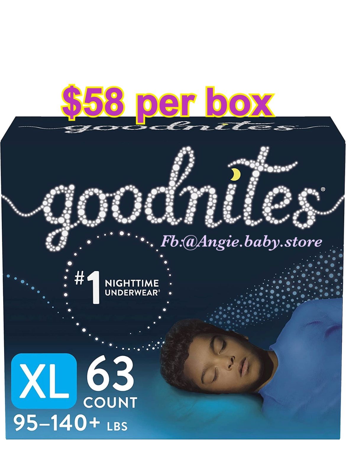 Goodnites Size XL Boys