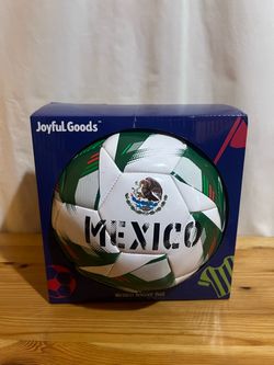 Joyful Goods Mexico Soccer Ball Size 5 White Green Brand New $25 Meet Up In Irving @dfwgoods