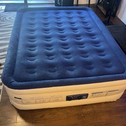 EnerPlex Air Mattress with Built in Pump - Self-Inflating Blow Up Mattress with Neck Support - Inflatable Air Bed for Portable Travel & Home Use