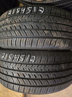 2 Tires 215.45.17 Advanta 99 % Tread Dot 2523
