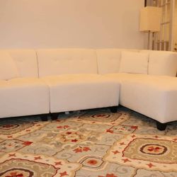 White couch never sat on