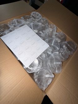 Oojami 12 Oz Ripple Clear disposable cups