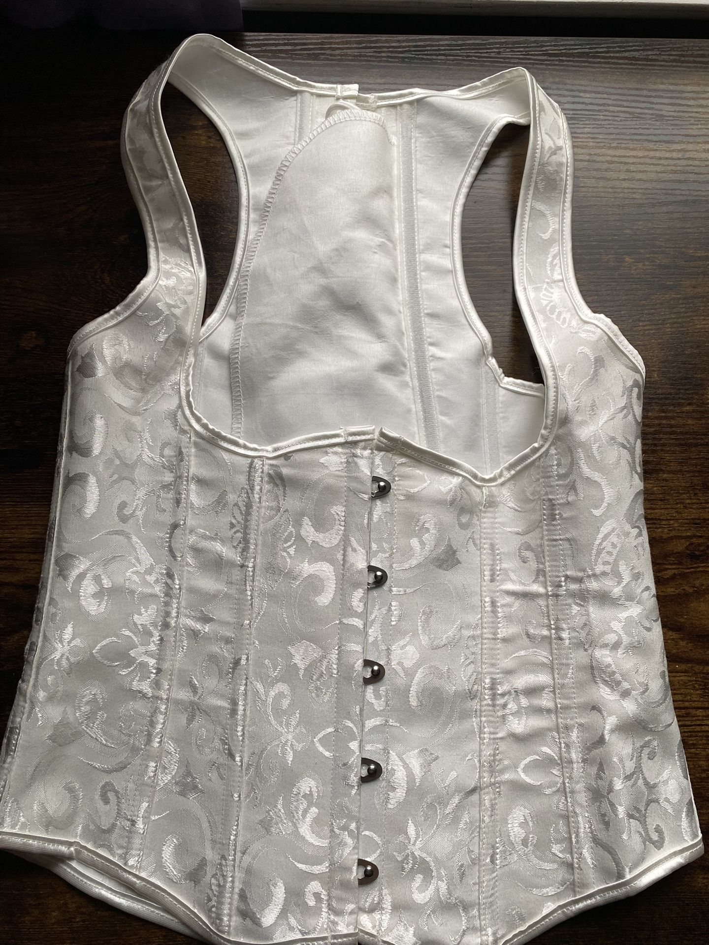 White Underbust Corset