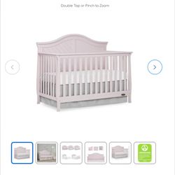 Graco Convertible  Crib In Blush