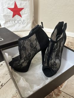 Black Heels Bebe 7