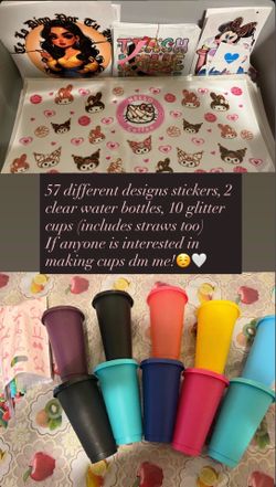 57 Cup wraps and a total of 12 cups