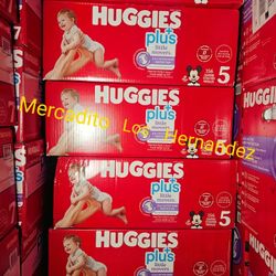 Huggies Size 5 Little Movers 156 Pañales Diapers❗️Nuevos Firm Price