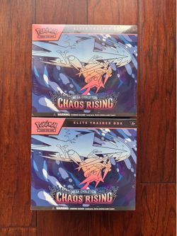 Pokemon TCG Chaos Rising Elite Trainer Box - 2x