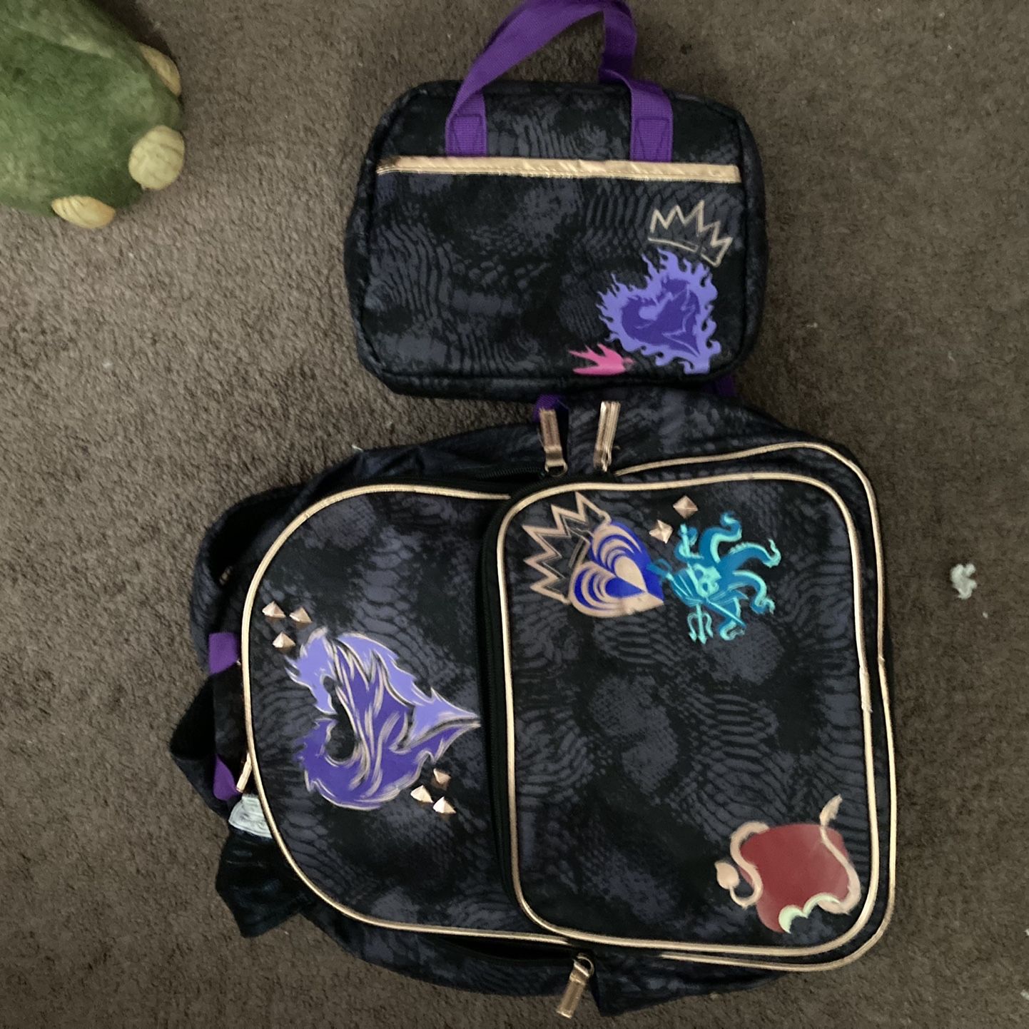 Descendants backpack and lunchbox sale