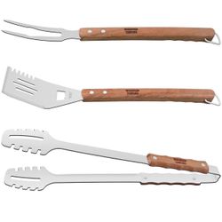 Tramontina 3 Piece Stainless Steel BBQ Tool Set