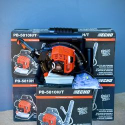 Brand new Echo 200 MPH 700 CFM 59.7 cc Gas Low Exhaust Emission Engine Backpack Leaf Blower with Tube-Mounted Throttle