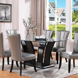 Scarlett Counter height 7 pieces Dining Table Set
