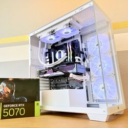 Gaming PC Custom Built by AREA-51  ✅Full White🕹Full RGB Set,Intel i7/32GB RAM/2TB🖥1 Yr Wrnty‼️ RTX 5070 GPU💥$0 Down Finance Now
