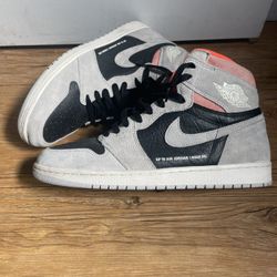 Air Jordan 1 Retro High  Hyper Crimson/ Neutral Grey