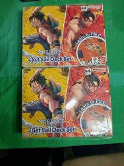 One Piece Card Game Set Sail Deck Set x2