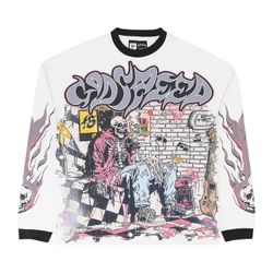 Godspeed Stoner Long-Sleeve T-Shirt 'White' Size Medium