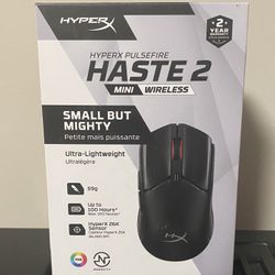 Brand New! HyperX Pulsefire Haste 2 Mini-Wireless Gaming Mouse- Black