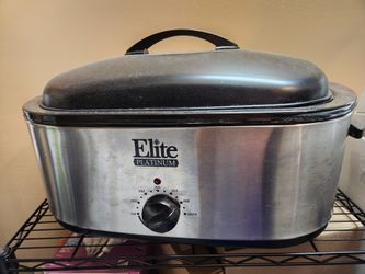 Elite Stainless Steel Countertop Portable Roaster