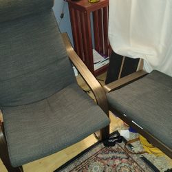 Ikea Chair And Ottoman 