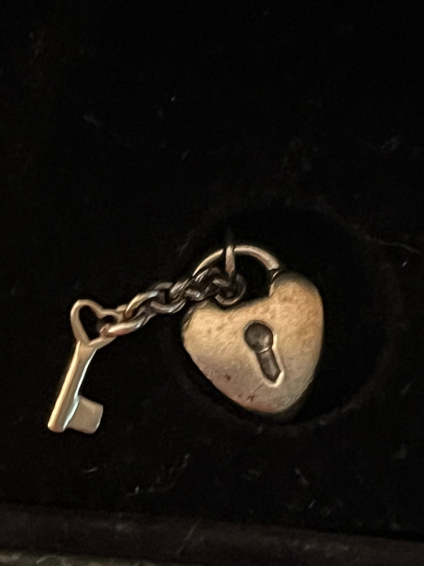 Authentic Pandora Heart With Key Charm. $25.00