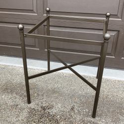 Bronze Finish X Table Base