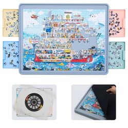 Rotating Puzzle Board With  4 Drawers!!New In Box!!