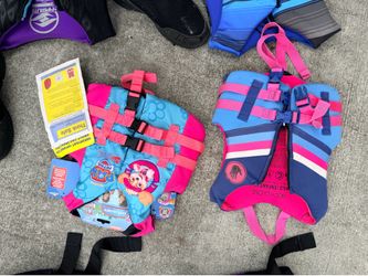 Life and Safety vests Hyperlite.  Assorted