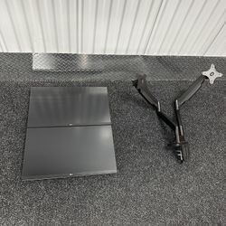 LG 4K 27” Monitors With Herman Miller Arm