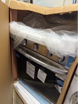 Brand new in box LG bundle. Dish washer  microwave over the range gas range  stainless steel