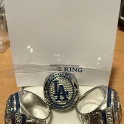 LA Dodgers 2024 Silver Ring