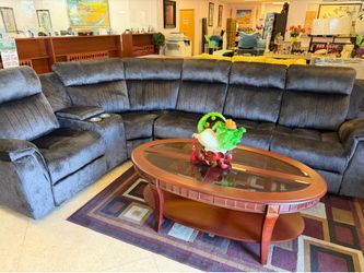 New power sectional recliner .