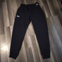 Black Under Armor  Sweat Pants Men's Small
