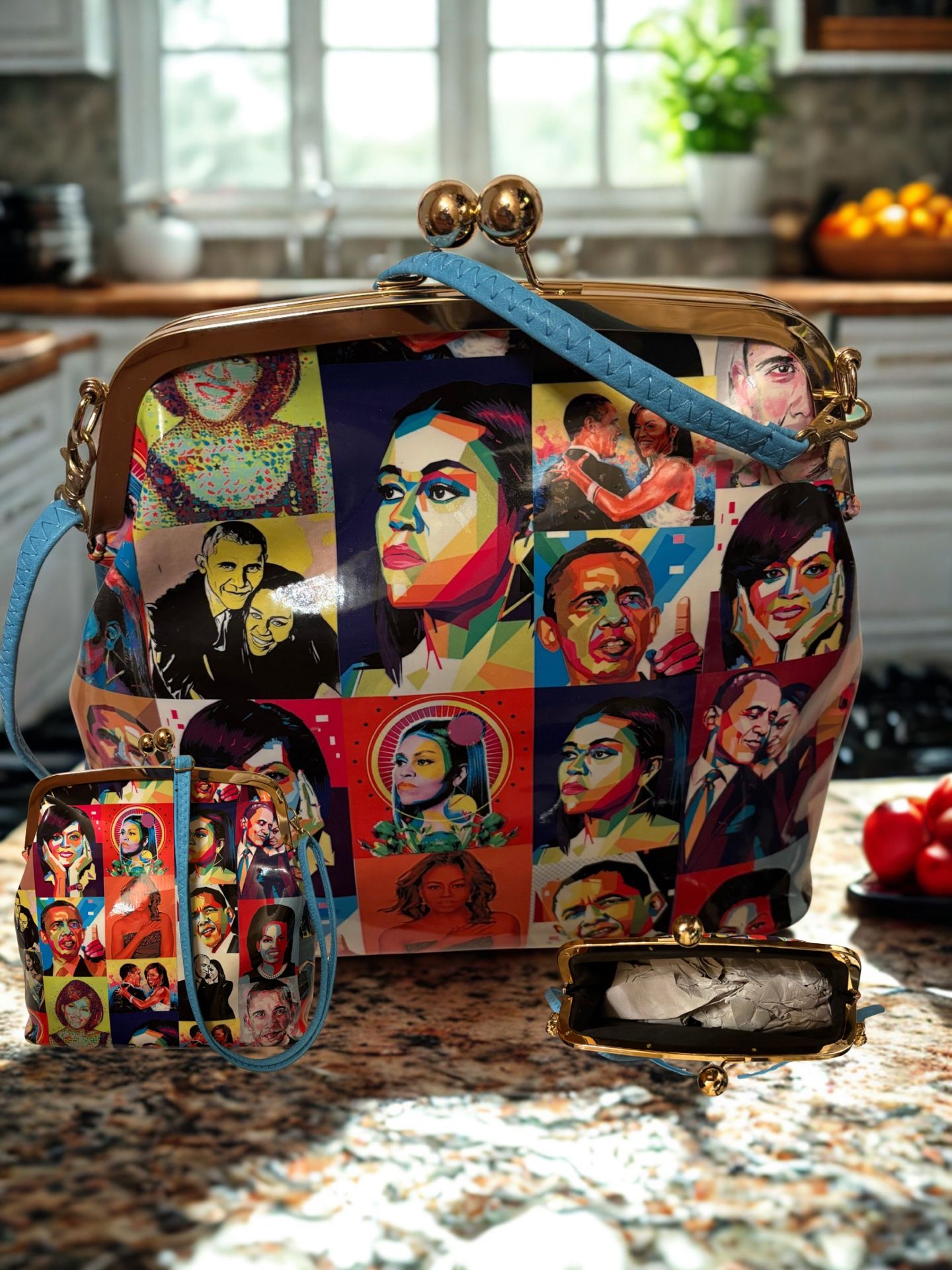 Pop Art Handbag β New, Never Used β Statement Purse